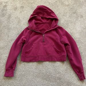 Lululemon scuba oversized half-zip hoodie, size xs/s